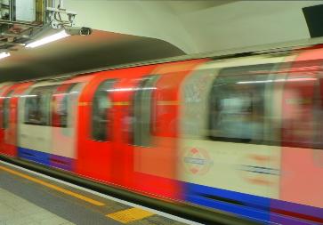 london underground on holiday trip