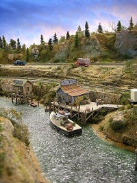 making scenery for model railroads - rivers